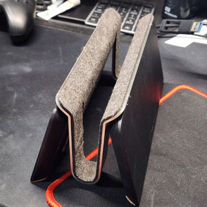 Ekeepment 우드도크 클램쉘 수직 노트북거치대