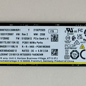 SK하이닉스 PC801 1TB (P41 OEM) 판매합니다