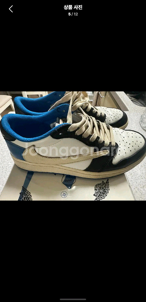 조던1 트래비스스캇 프라그먼트 로우 285--2