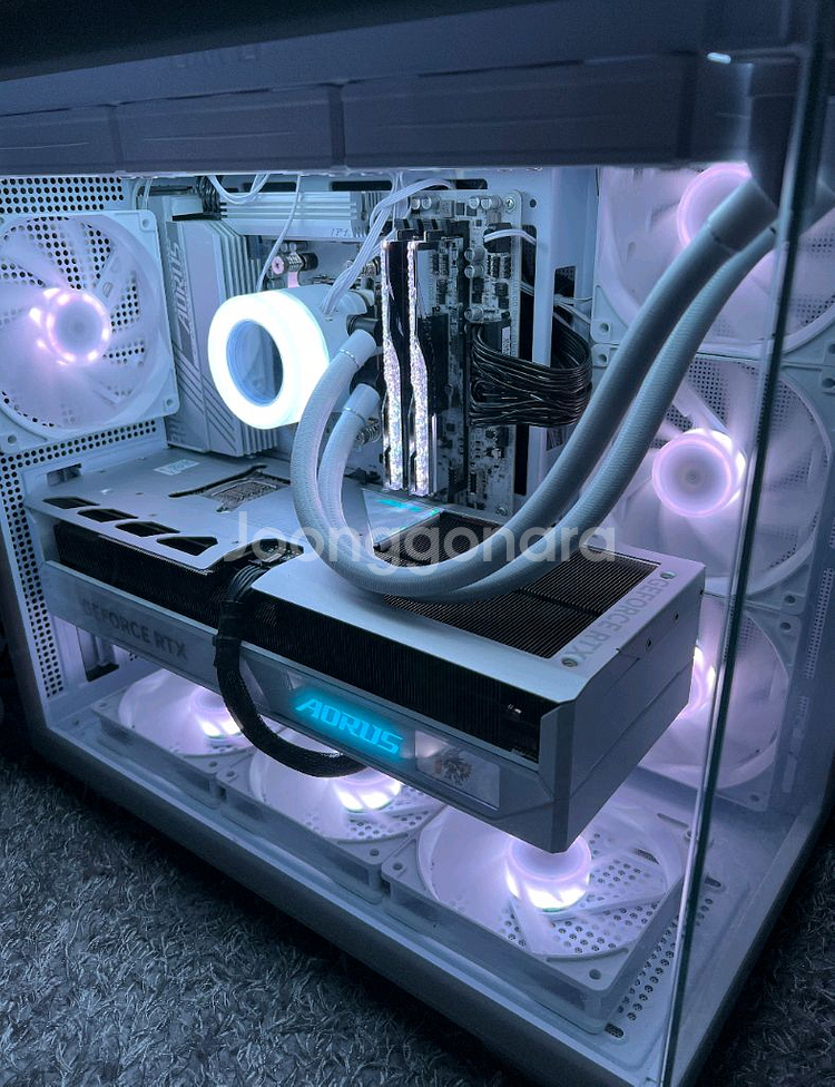 9800x3d RTX 5080 어마 ice 리안리 수냉 화이트 데스크탑 PC--0