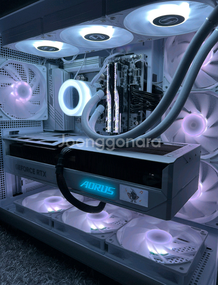 9800x3d RTX 5080 어마 ice 리안리 수냉 화이트 데스크탑 PC--1