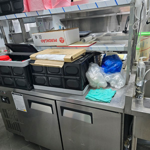 유니크 업소용 올스텐 1500 테이블 냉장고