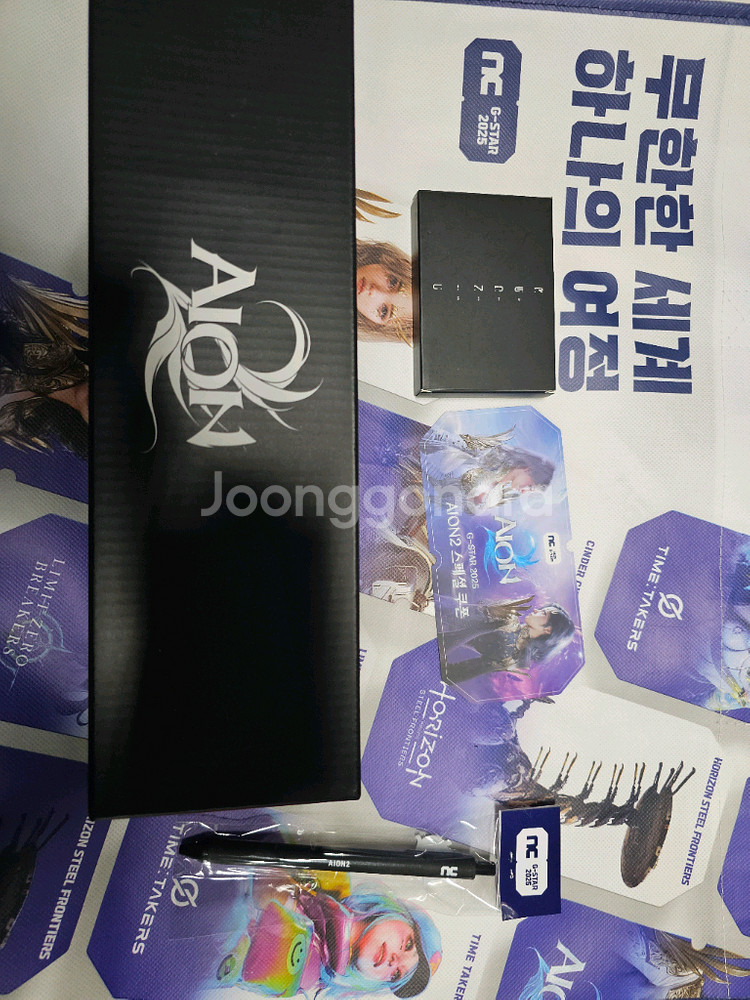 지스타 NC 아이온2 장패드, 쿠폰, 보조배터리 팝니다--0