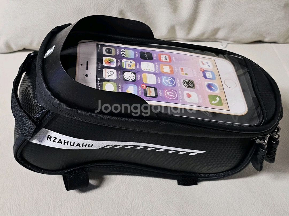 대용량 자전거 방수 가방 핸드폰 거치대 새상품--3