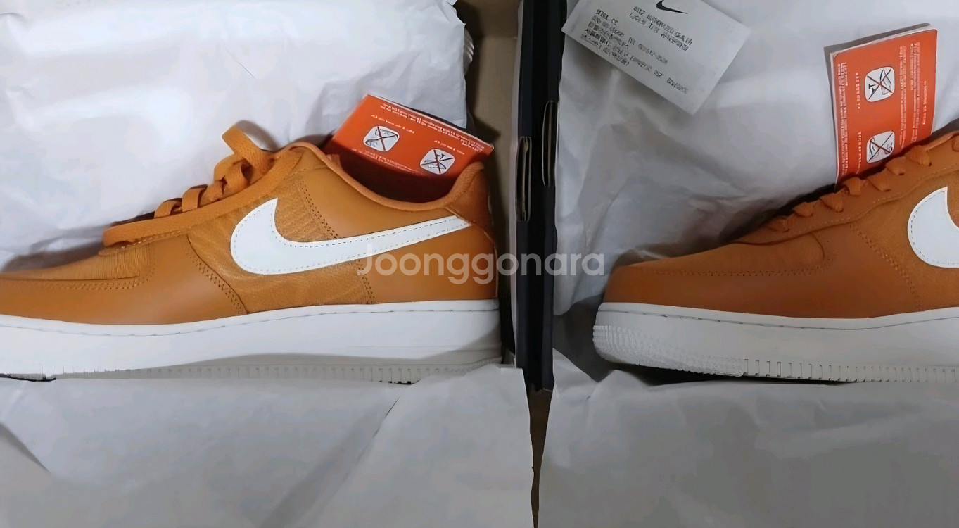 [미착용 제품] 나이키 에어포스 1 로우 07 LV8 나일론 모나크 세일 FB2048-800 250 / 280 사이--0