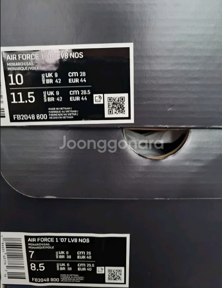 [미착용 제품] 나이키 에어포스 1 로우 07 LV8 나일론 모나크 세일 FB2048-800 250 / 280 사이--1