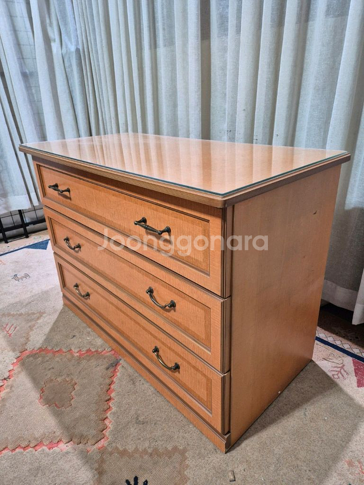 GERMANY 빈티지 3단 서랍장--2