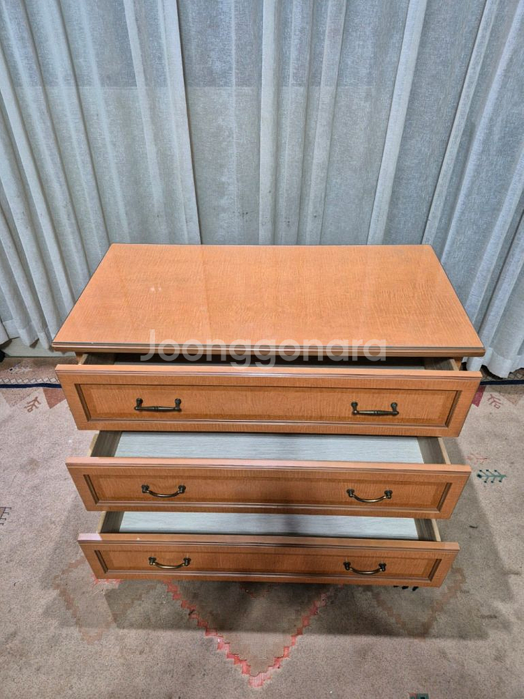 GERMANY 빈티지 3단 서랍장--6