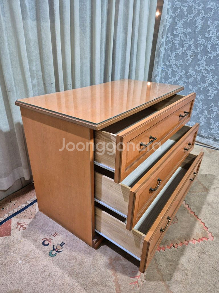 GERMANY 빈티지 3단 서랍장--4