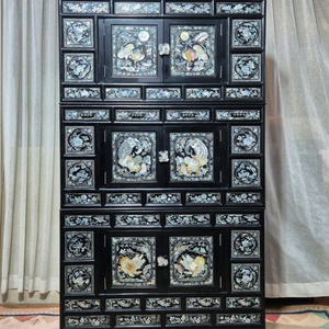 전통고가구 인테리어 자개 3층장