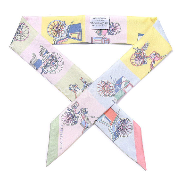 에르메스 마차 트윌리 rose pale--8