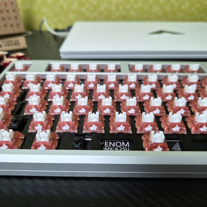 frog tkl silver(상구리), 베놈80mx 빌드 키보드