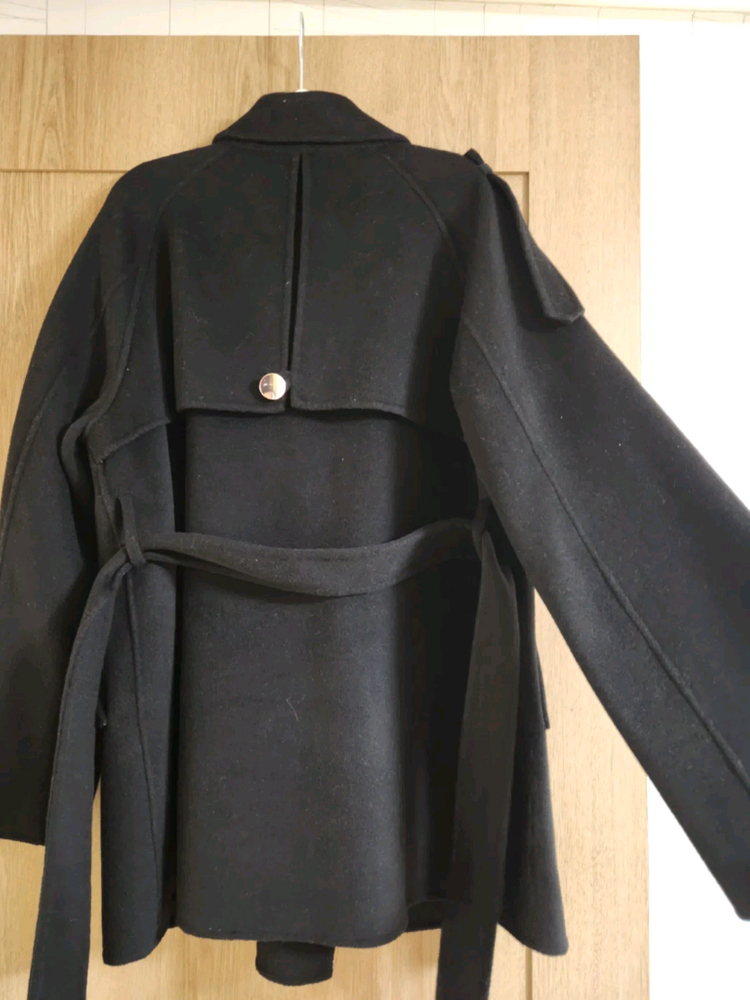 [마리마켓] 트렌치 핸드메이드 코트 /블랙 이미지