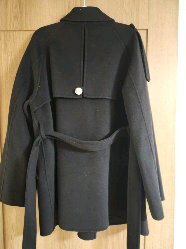 [마리마켓] 트렌치 핸드메이드 코트 /블랙 이미지