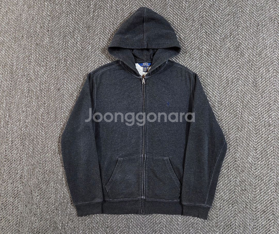 [XL] 폴로 랄프로렌 보이즈 차콜 후드집업--0