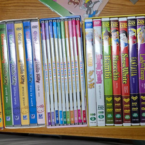 루이, 키티, 디즈니 ....외국어(영어 외 언어 포함) dvd