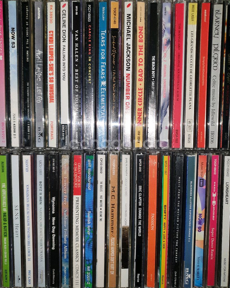 잡다한 팝/락 CD 1200장 일괄().--1