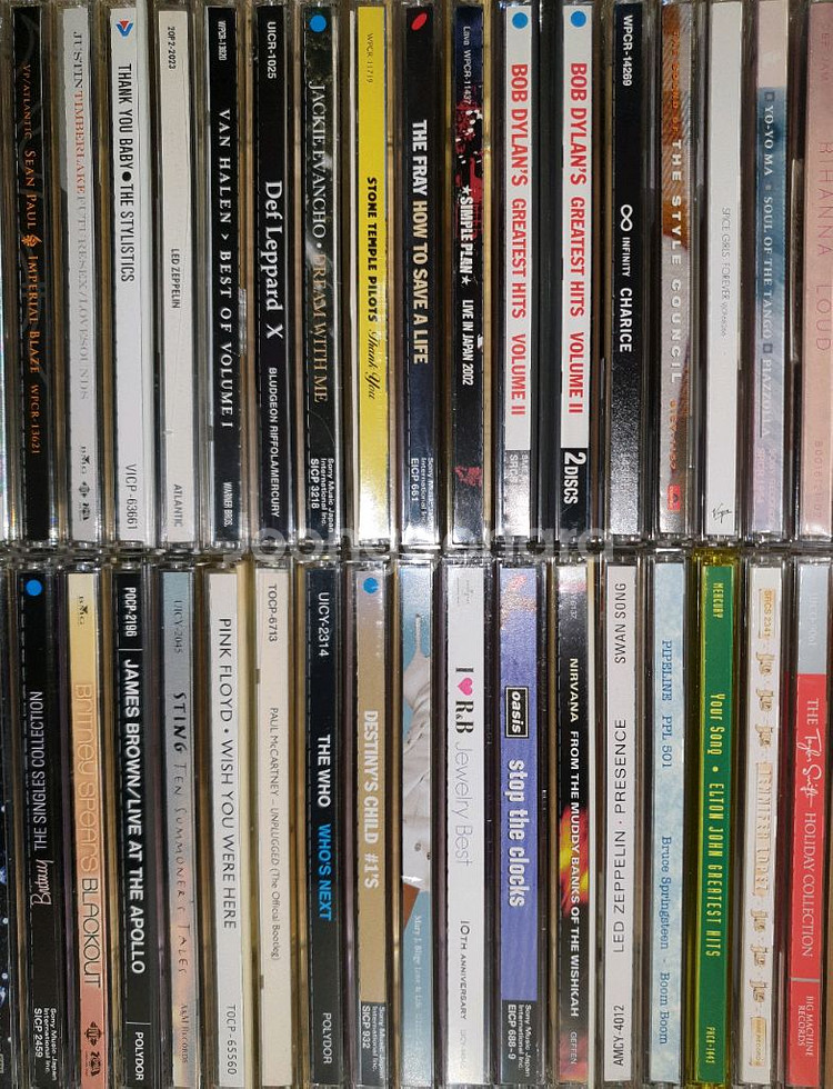 잡다한 팝/락 CD 1200장 일괄().--0