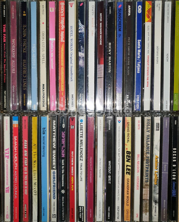 잡다한 팝/락 CD 1200장 일괄().--6