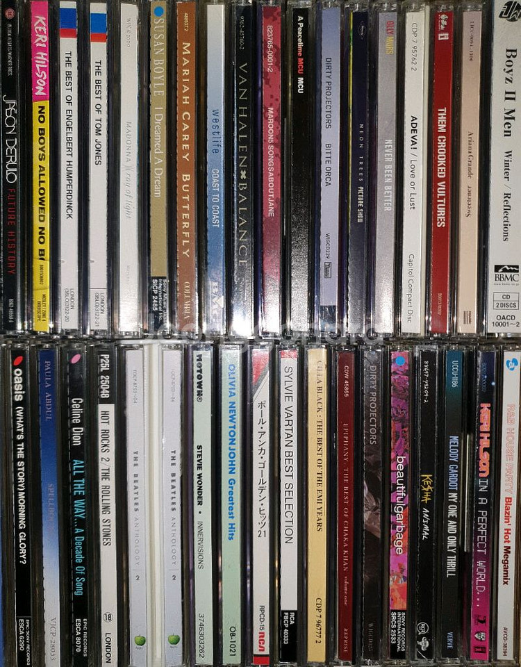 잡다한 팝/락 CD 1200장 일괄().--3