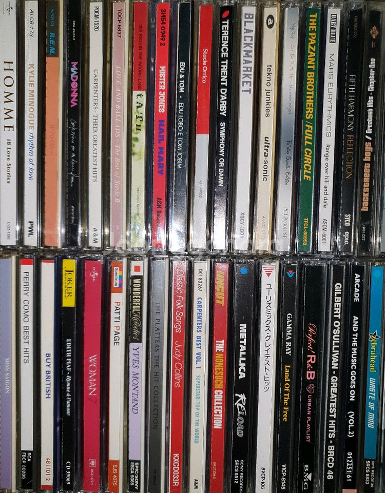 잡다한 팝/락 CD 1200장 일괄().--4