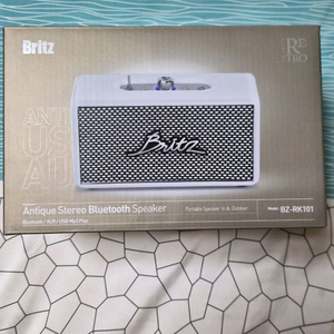 빈티지 스테레오 블루투스 스피커