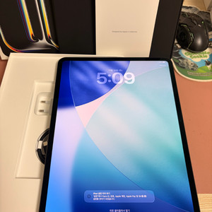 아이패드 프로 m4 13인치 7세대 256기가 스블 와이파이 풀박스