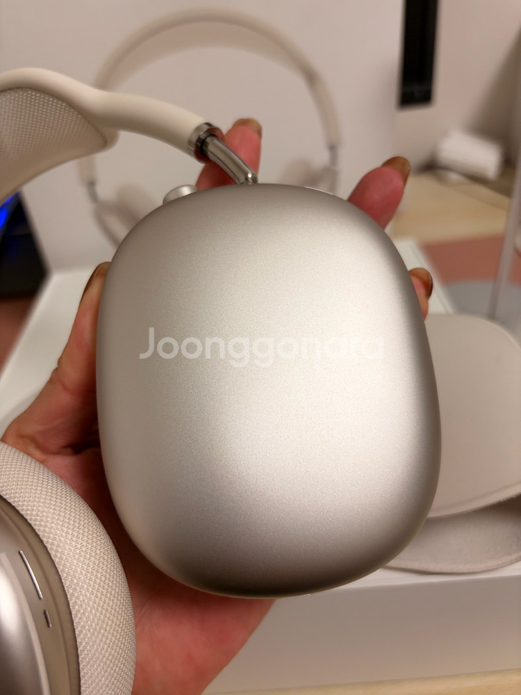 에어팟 맥스2 스타라이트 풀박스 거치대 케이스 포함--5