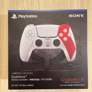 (미개봉 새상품) PS5 듀얼센스 갓 오브 워 리미티드 에디션
