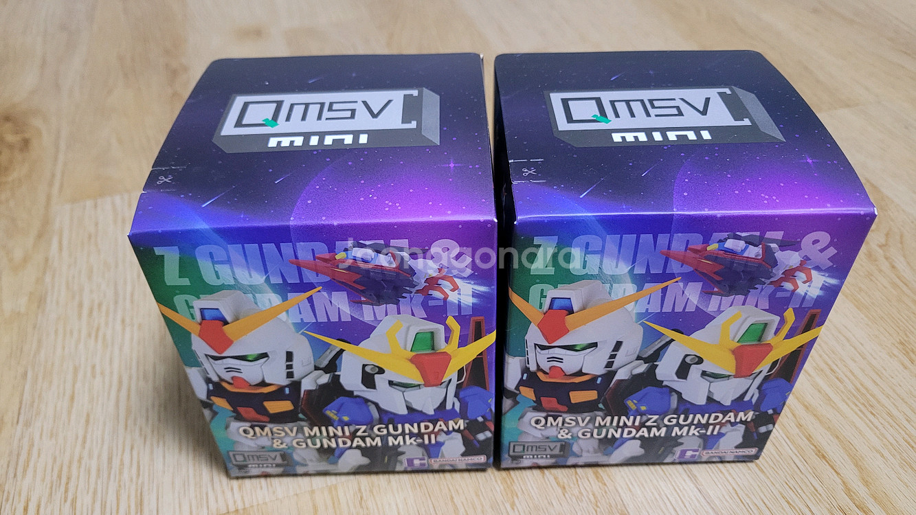 반다이 건담 QMSV MINI Z 건담 & 건담마크2--1