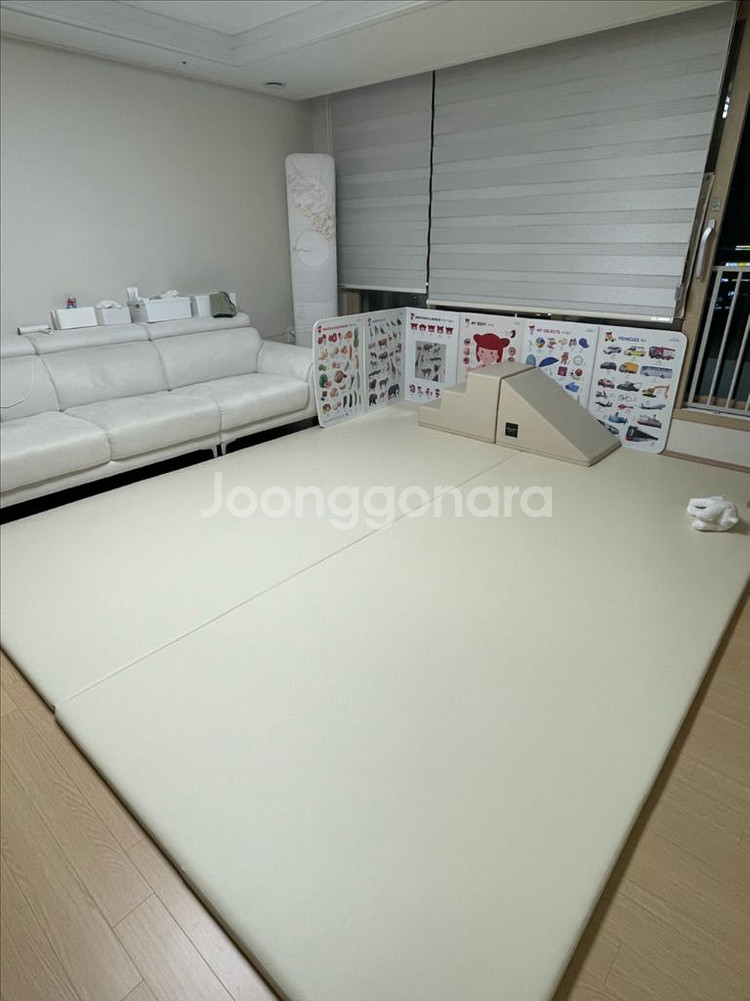 옐모 메가매트 340x280 퓨어크림 (거실매트)--0