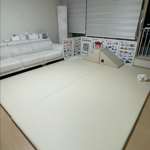 옐모 메가매트 340x280 퓨어크림 (거실매트)