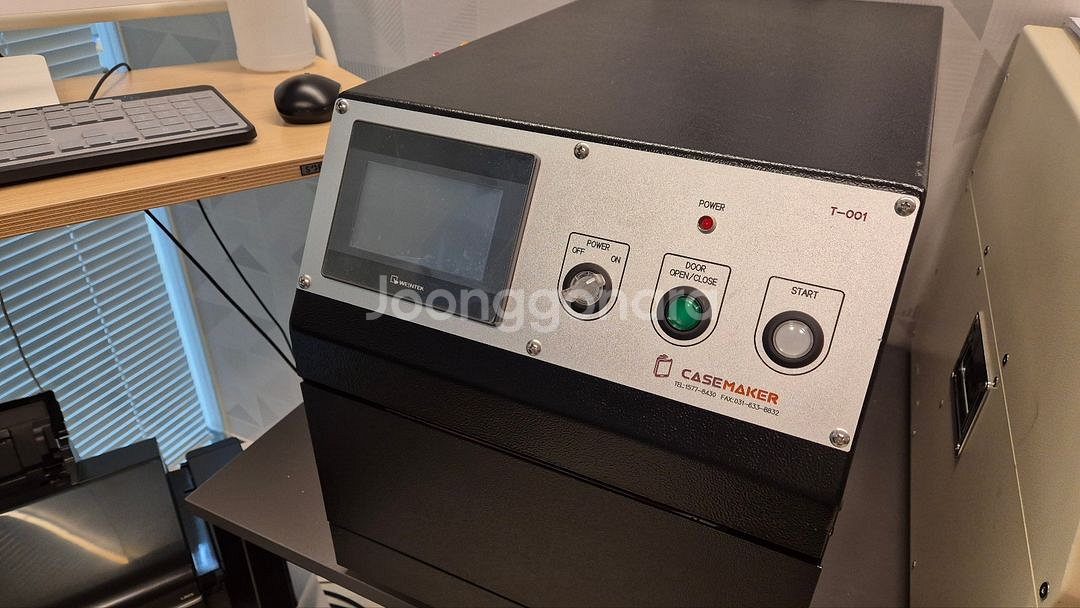 케이스메이커2대+앱손프린터2+사출300여개+ 지그 50여개+ (케이스용지예열용)온장고--1