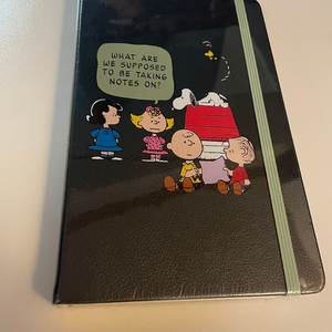 몰스킨 한정판 피너츠 스누피 캐릭터 하드커버 라지