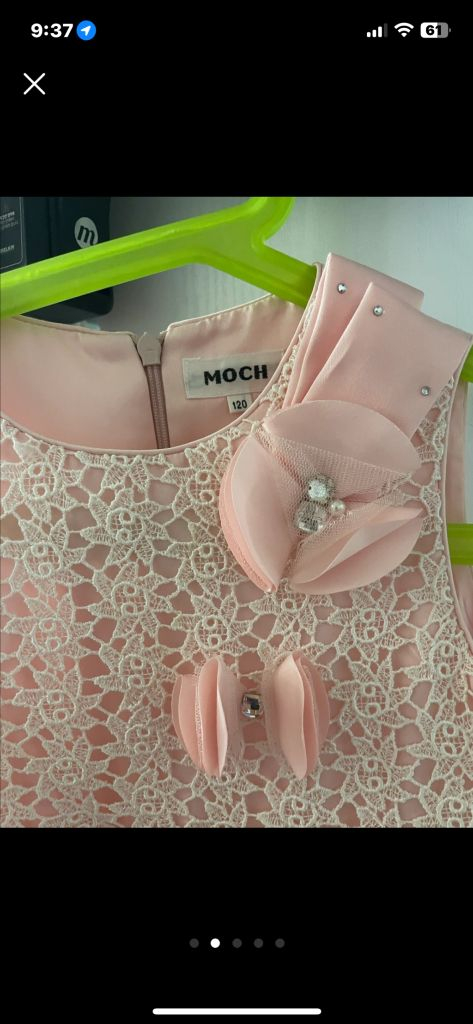 여아 레이스 원피스 120사이즈 이미지