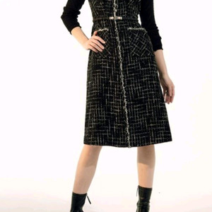 오브제 트위드 원피스/타임 마인 랑방 더캐시미어