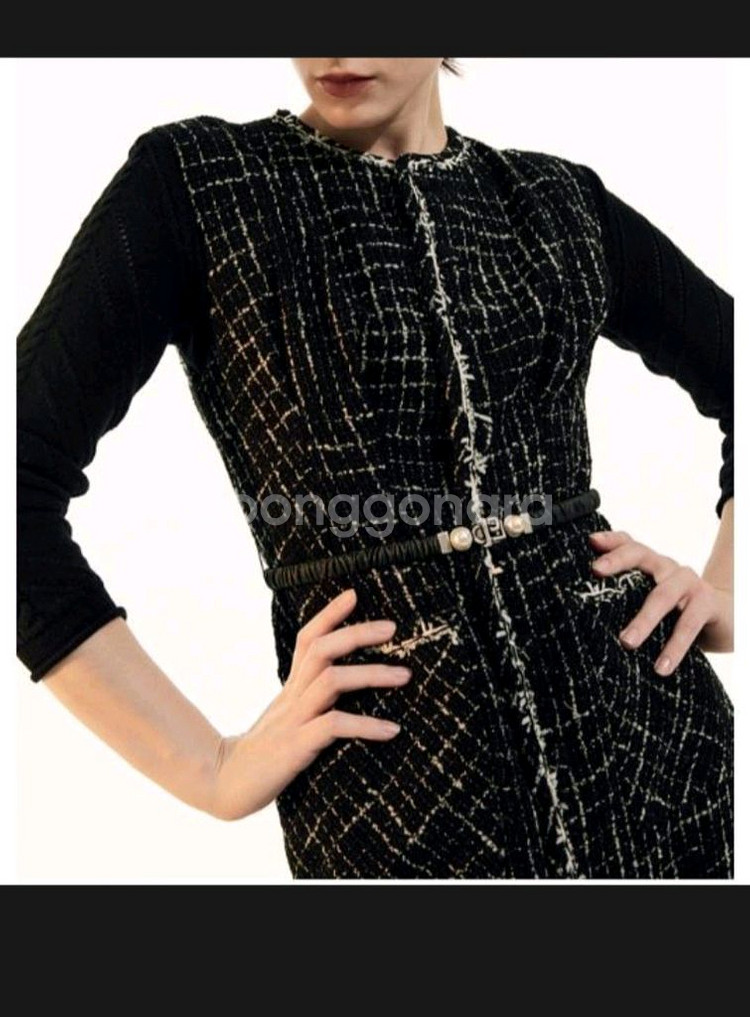 오브제 트위드 원피스/타임 마인 랑방 더캐시미어--1