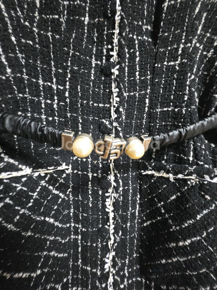 오브제 트위드 원피스/타임 마인 랑방 더캐시미어--8