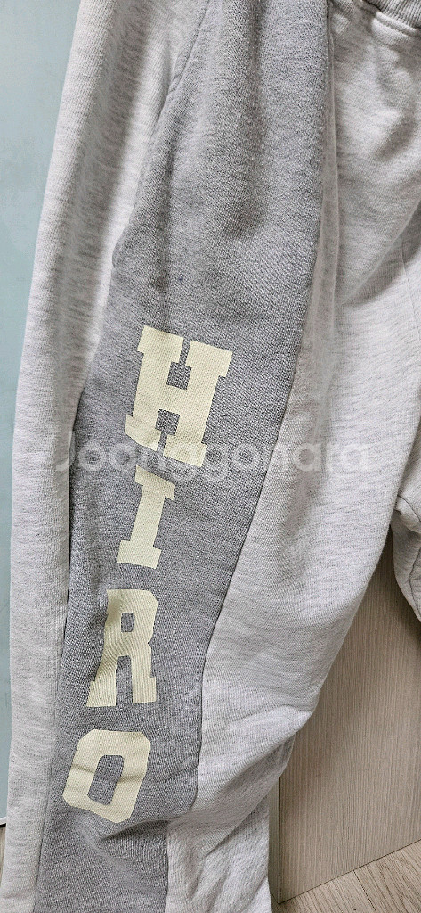 히로 캠퍼스 조거팬츠 160 라이트그레이--4