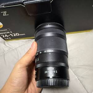 니콘 Z 24-120mm F4 S 렌즈 팝니다