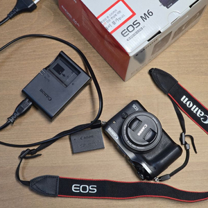 캐논 EOS M6 미러리스 카메라(렌즈2개 22mm,18-55mm)