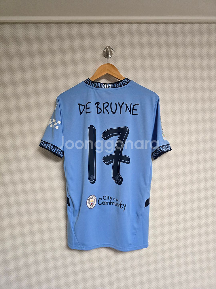 24-25 맨시티 홈 유니폼 케빈 더 브라위너--0