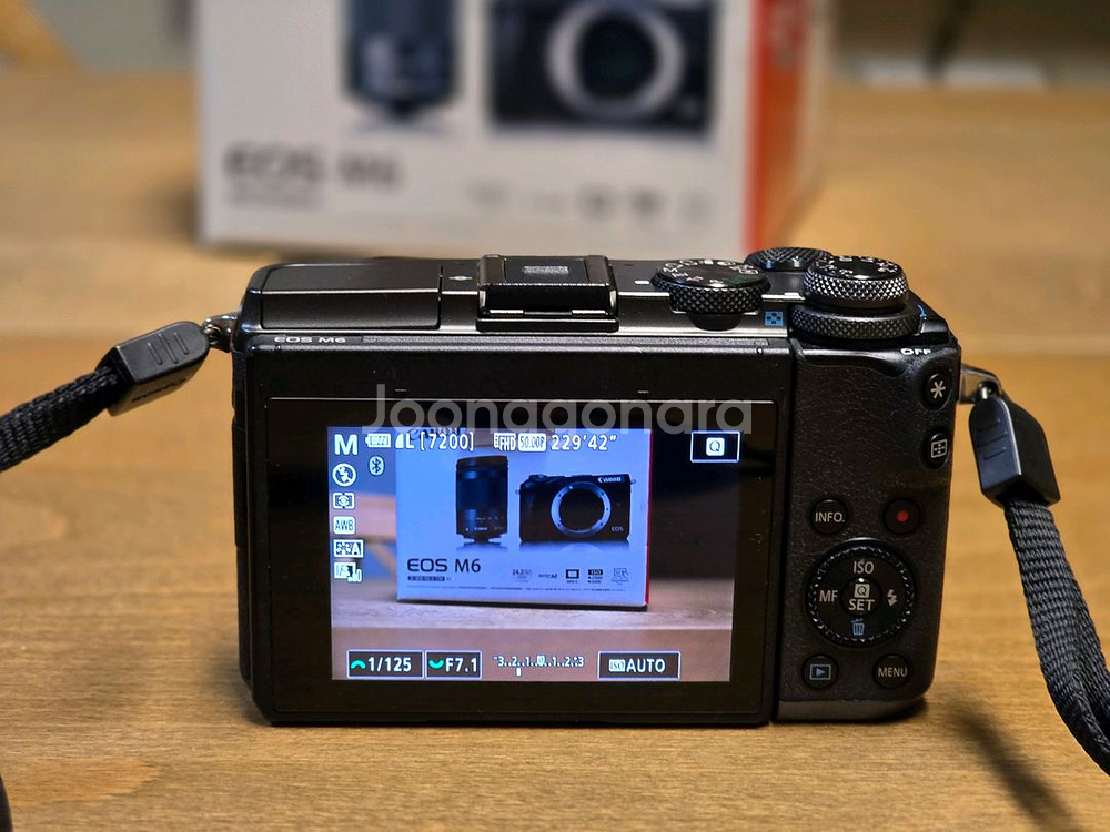 캐논 EOS M6 미러리스 카메라(렌즈2개 22mm,18-55mm)--6
