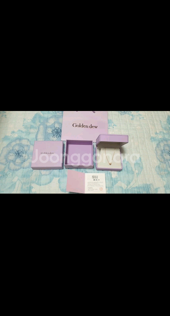 새제품 골든듀 스텔라토 목걸이 택포40만원--0