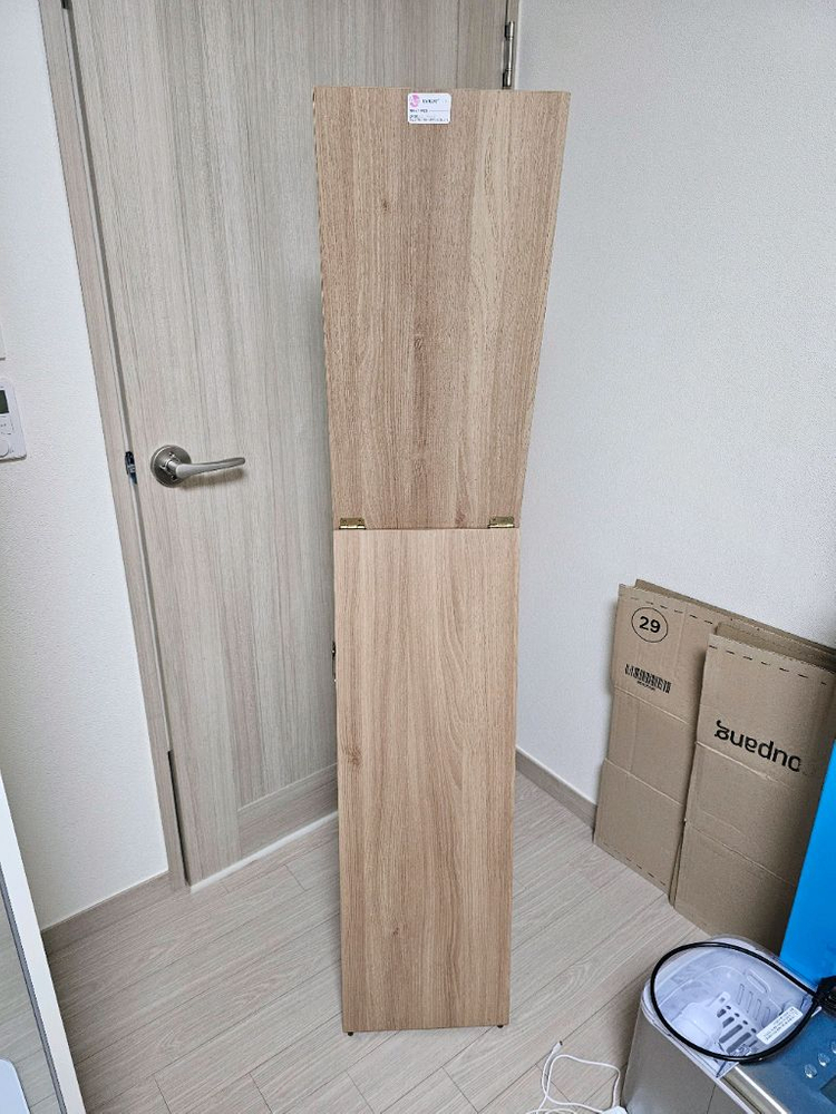 우드 스탠드 전신 거울--2