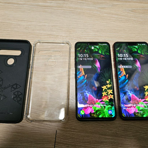 LG G8 스마트폰 블랙, 레드 + 케이스
