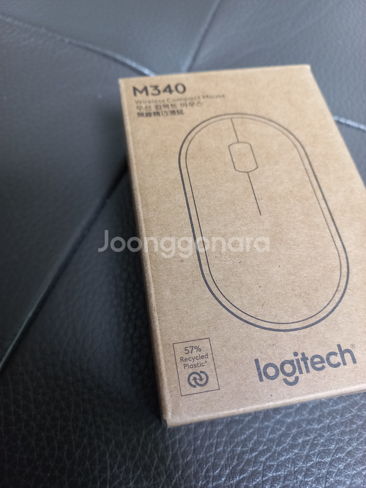 로지텍 M340 무선 마우스 (블랙)--1