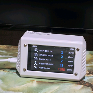 코아레스 미세미세S4 공기질 측정기