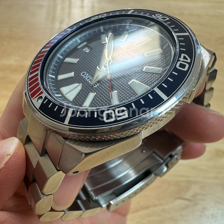 세이코 사무라이 오토매틱 손목시계 다이버워치--4