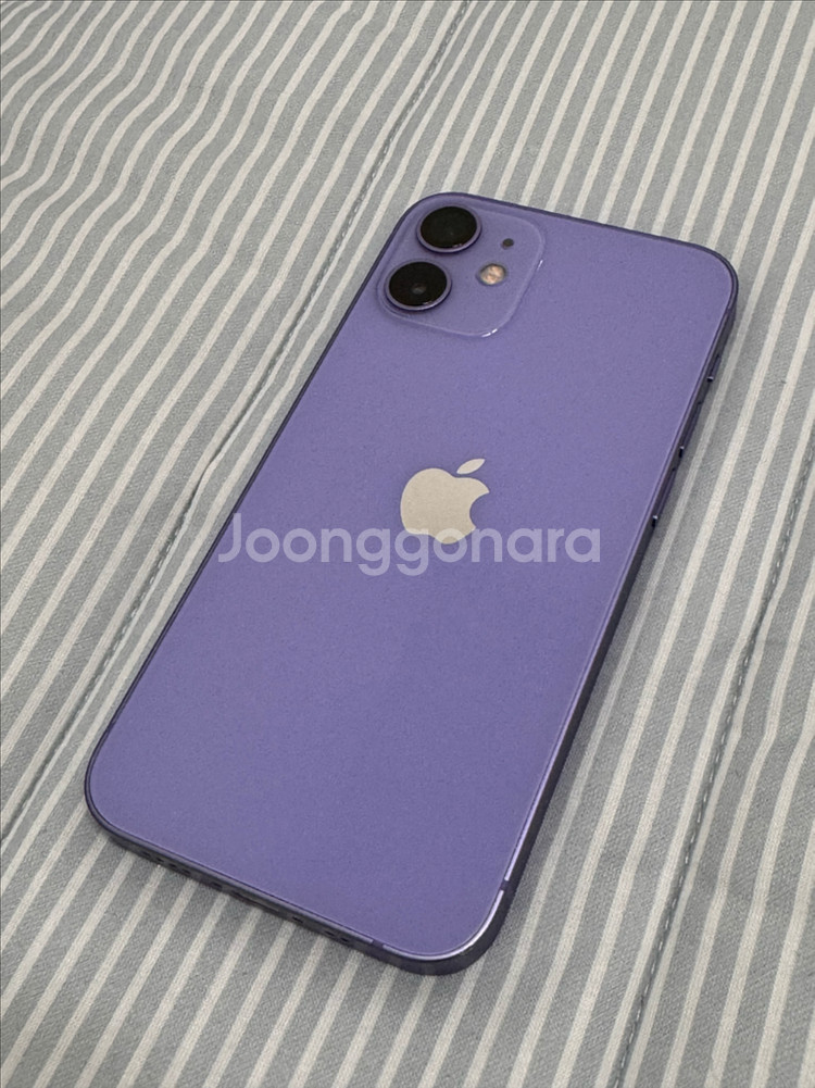 아이폰 12미니 퍼플 128gb S급--0